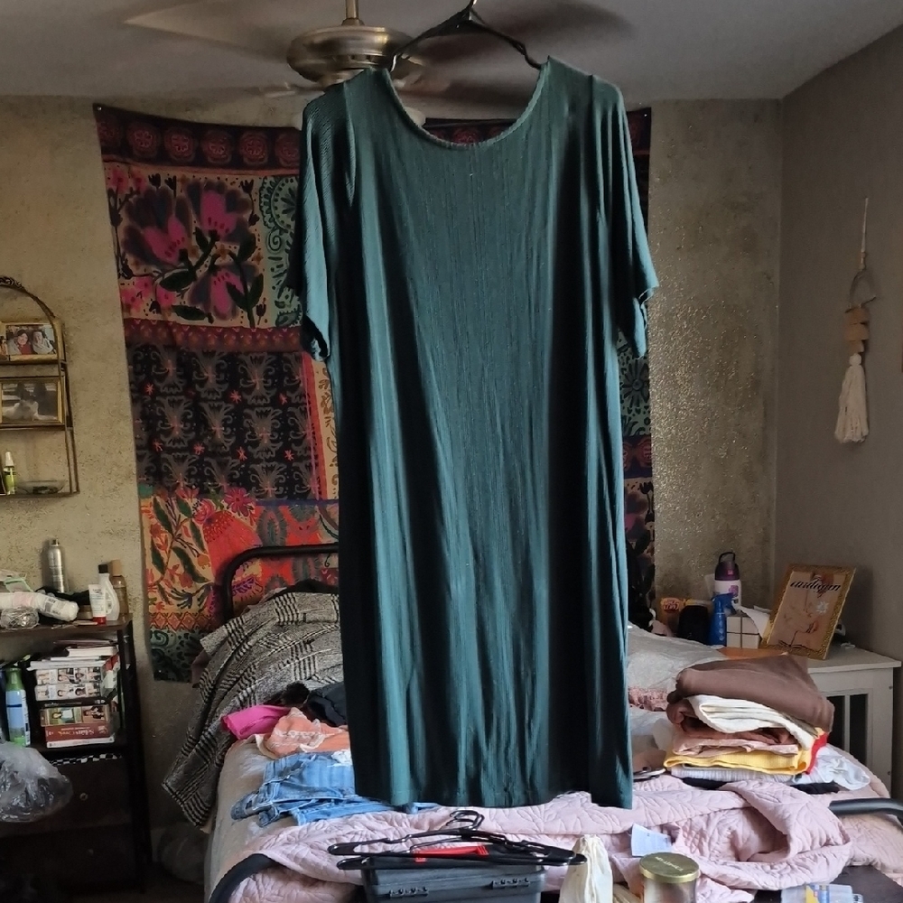 Elegant Green Mini Dress